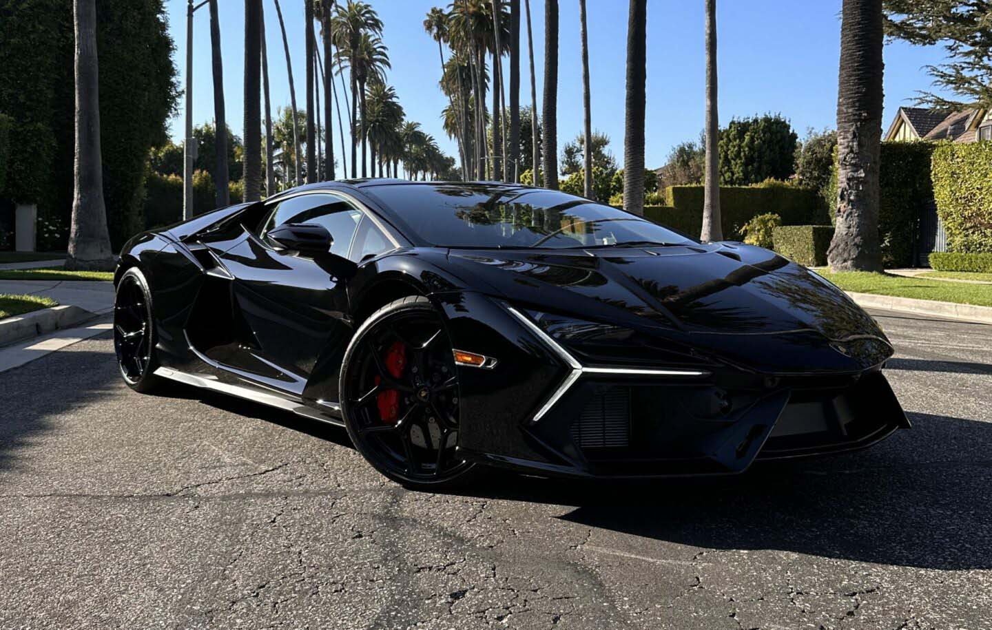 Lambo Parked Street