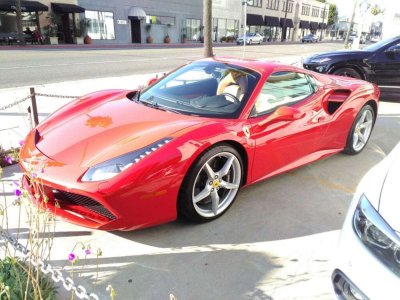 Photo of Ferrari 488 Spider from Beverly Hills Car Rental