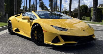 Lamborghini Yellow front